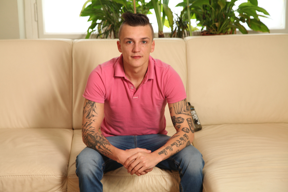 Cute Marek Skala Play With Dildo